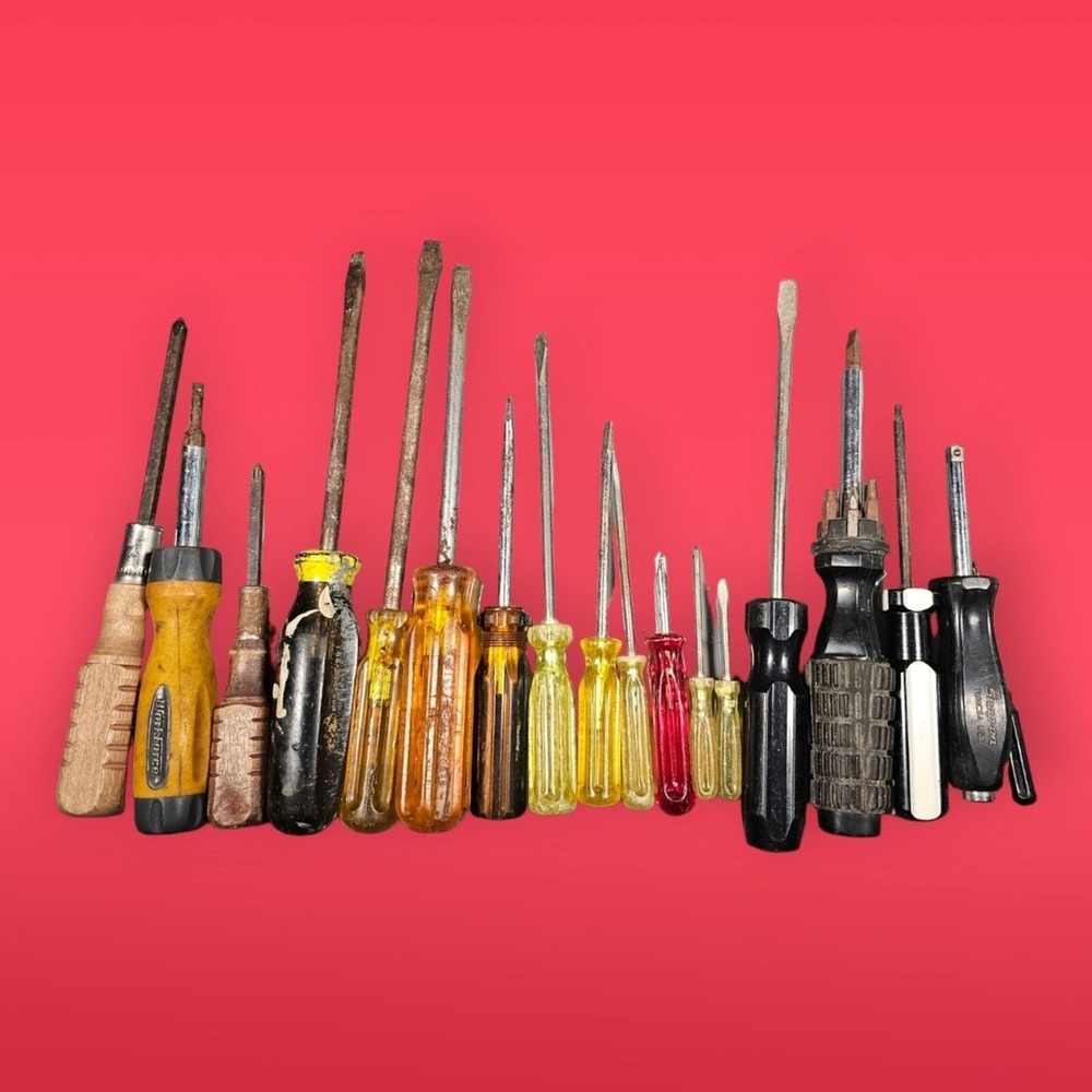 Bundle‎ Screwdriver Set 18 Piece Assorted Sizes Assorted Brands